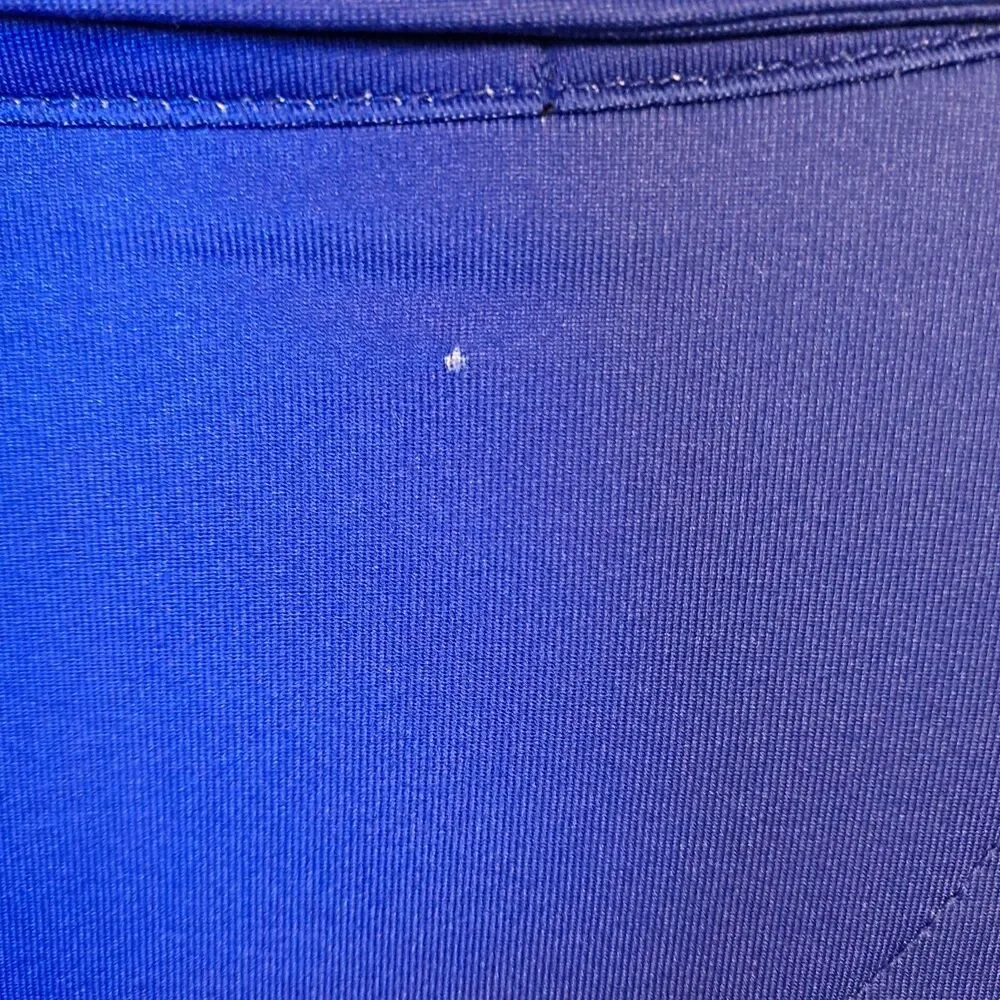Ralph Lauren RLX Mens Golf Polo Shirt Sz Lg Performance Blue Ombré Wicking FLAW